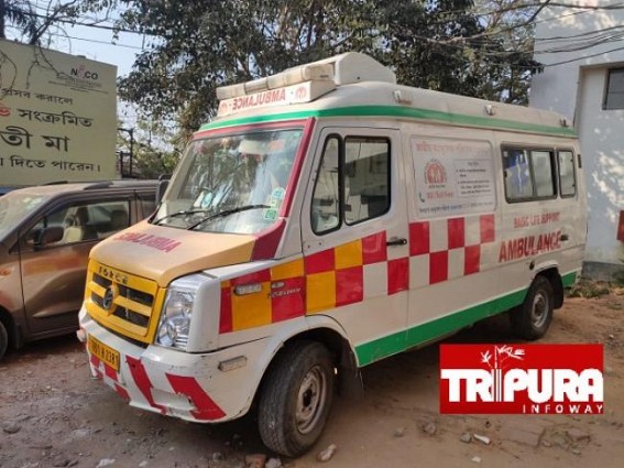 In Tripura’s History first time, 102 Ambulance Services Stopped under Health Dept’s Order : Patients suffering State-Wide